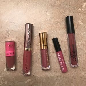 💕 high end/ drugstore lipstick bundle!! 5 lippies